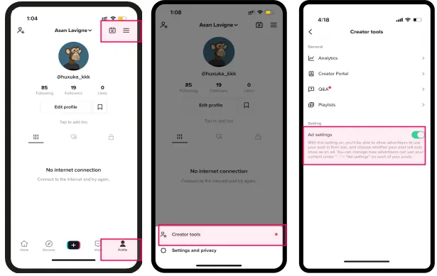 Spark Ads Code Settings