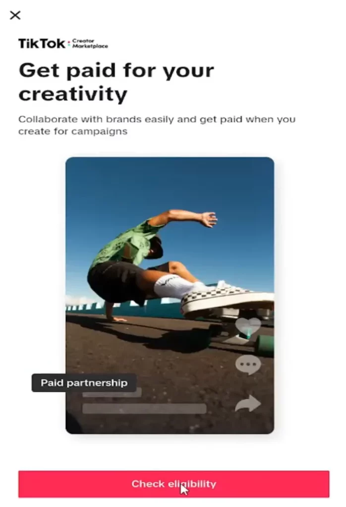 Eligibility Verification for TikTok Creator Marketplace